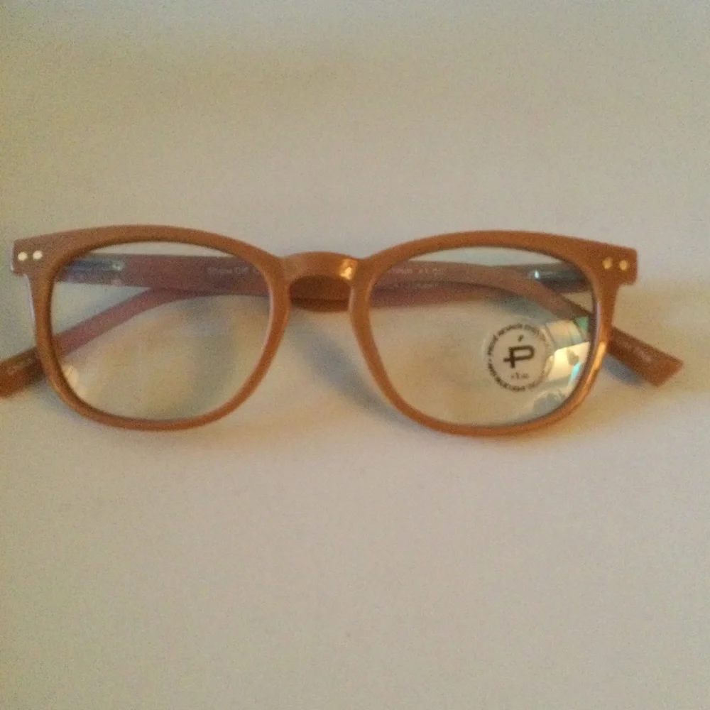 PRIVE REVAUX THE SHOW OFF READING GLASSES BLUE LIGHT BLOCKING TOFFEE +2.50 NEW